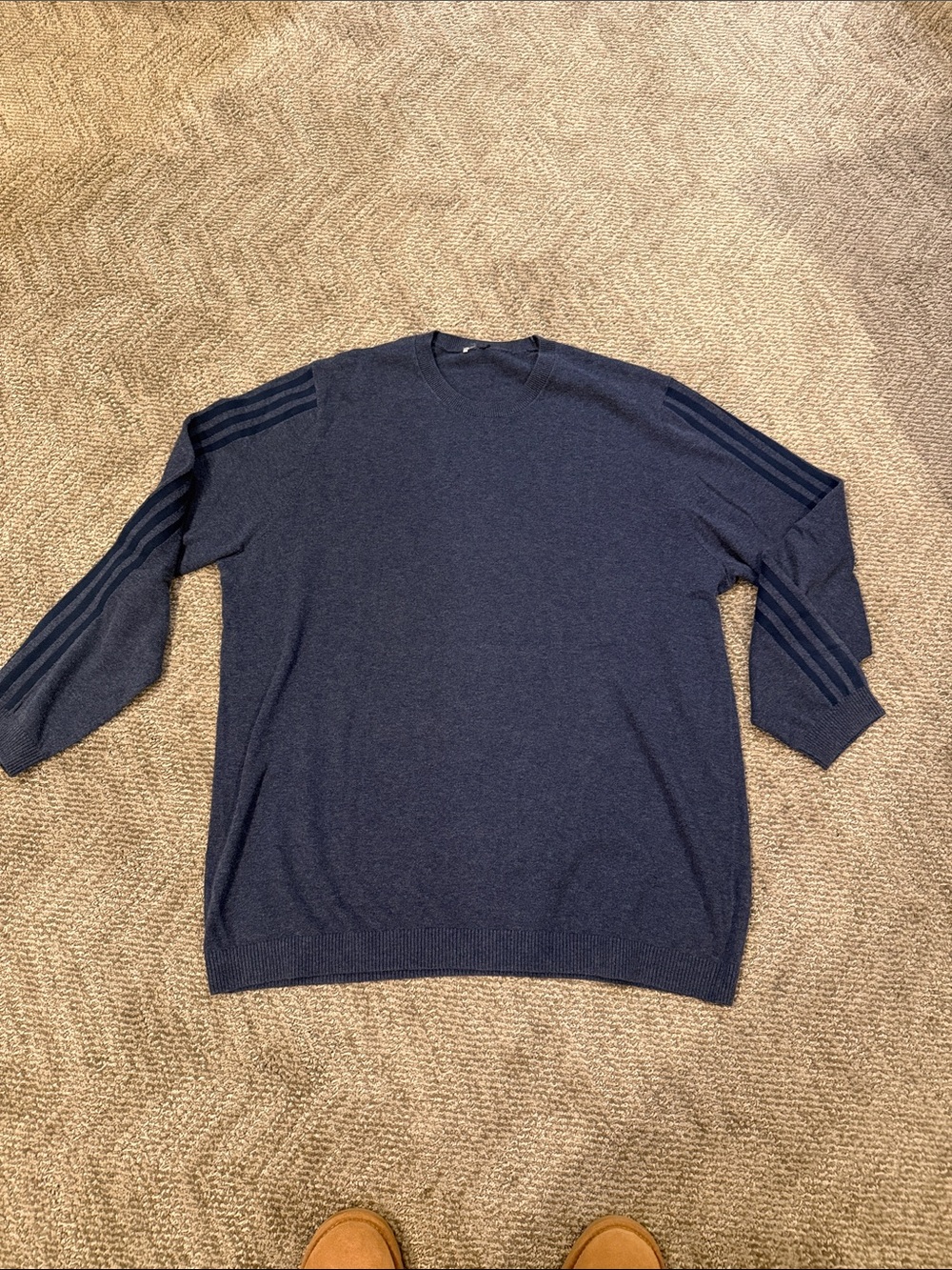 Adidas Men's Navy Crewneck Sweater size XL